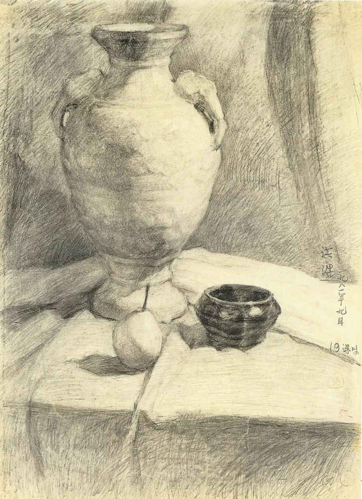 廣州前十畫室?guī)憧纯茨阊朊览纤孛瑁癸@素描的本質?,19
