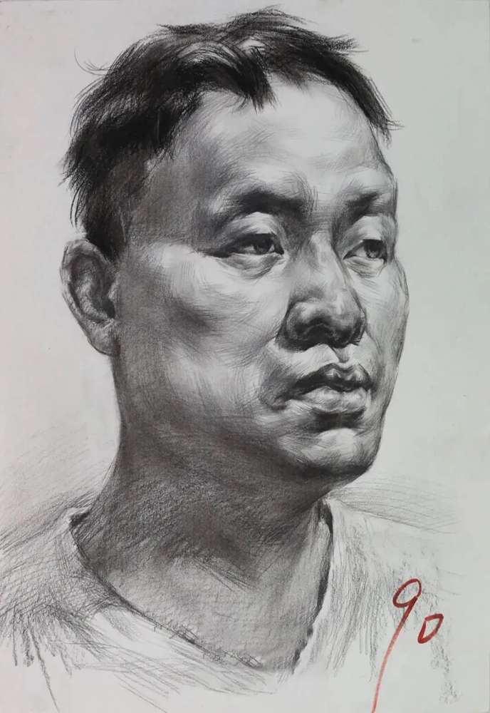 廣州十大畫室將各省一模素描卷放一起大pk，你找找都有哪些共同特征,14