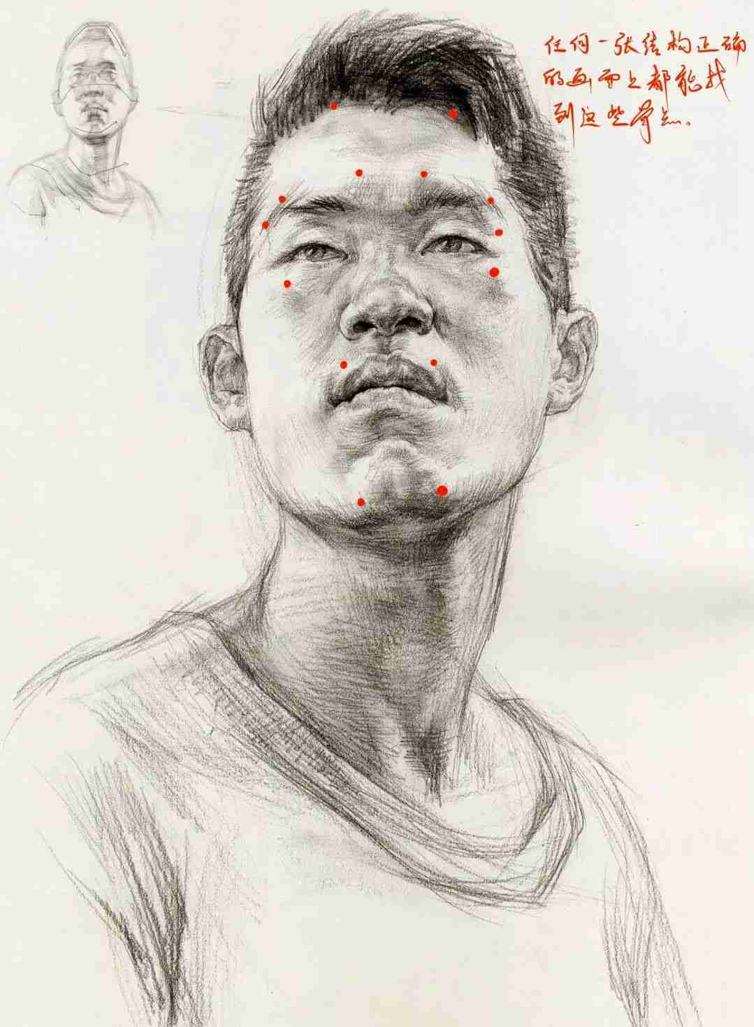 想要拿下校考素描頭像高分嗎？廣州十大畫室教你技巧,16