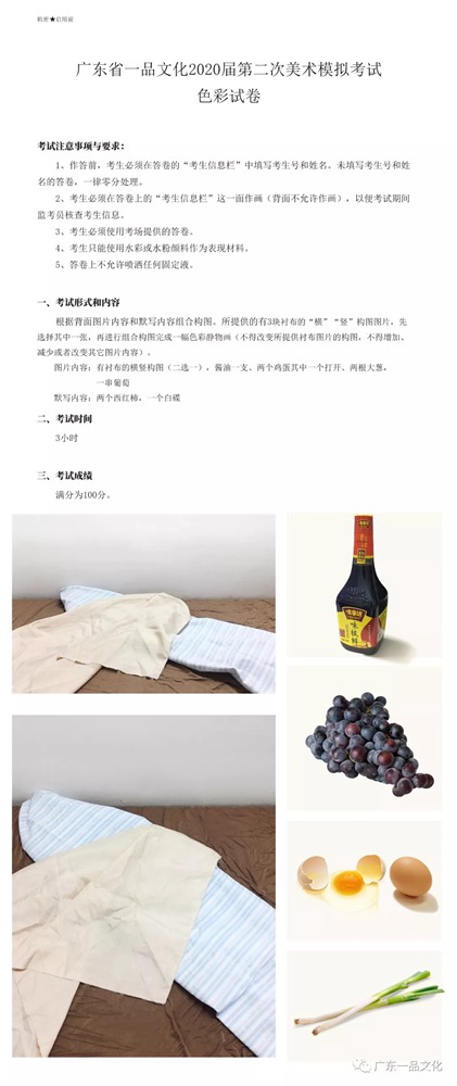 廣州美術(shù)高考畫室已將你的高分卷上線|廣東2020屆二模高分卷匯總,96