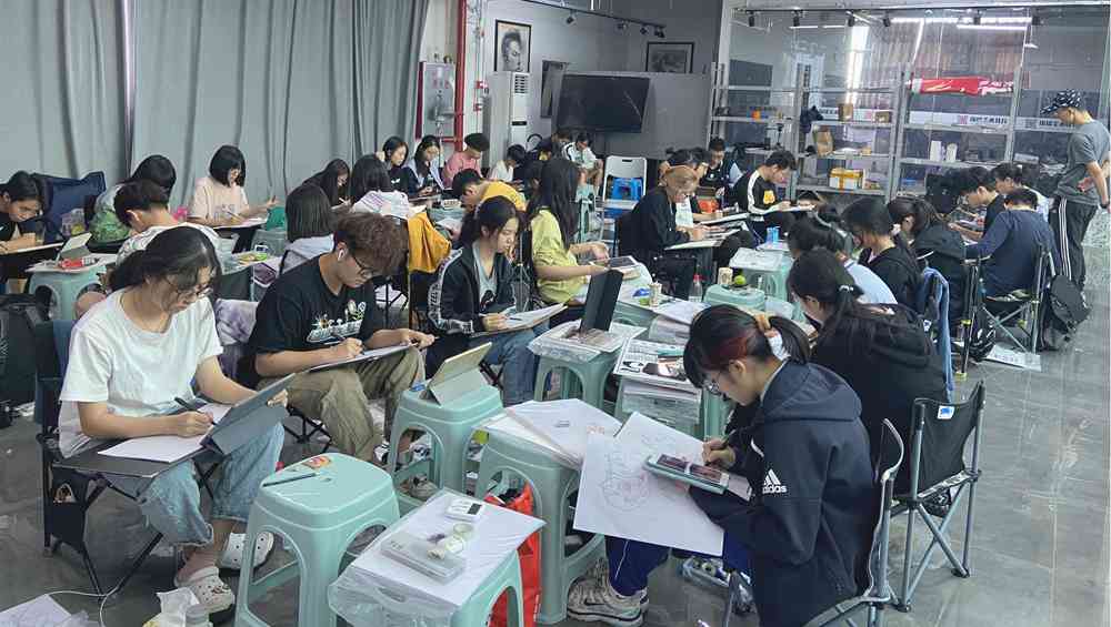 經過廣州美術高考班圍墻魔鬼特訓后的你們！聯考一定必勝，16